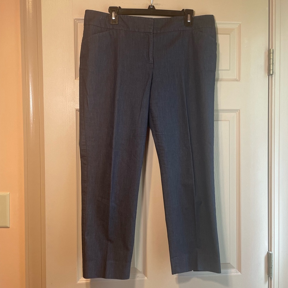 Talbots Petite Signature‎ Navy Trousers, Size 14P